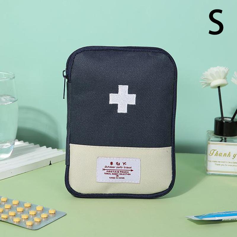 1Pc Mini Tragbare Medizin Tasche Reise Erste Hilfe Kit Medizin Tasche Lagerung Tasche Survival Kit Medizin Box Outdoor Notfall Camping