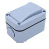 Outdoor Light Switch 20A Weatherproof IP66 Water Proof 1 Gang 1 Way Single Exterior Electrical Control with Indicator