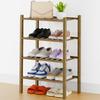 Olanly Bamboo Shoe Organizer Quality Expandable Shoe Rack Stackable Free Standing Wooden Shoe Storage Shelf For Entryway Closet
