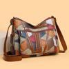 Borsa a tracolla vintage elegante da donna, borsa a mano, borsa a tracolla multitasche, borsa a tracolla retrò abbinabile per tutti i giorni