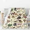 Capybaras Blanket Gift for Girls Boys KidsCute Capybara Gifts for Women MenSoft Flannel Capybaras Blanket onCouch Bed blanket