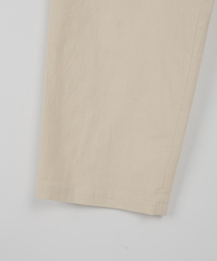 Jikeulib Elastic Waist Spandex Pocket Crooked Wide Pants