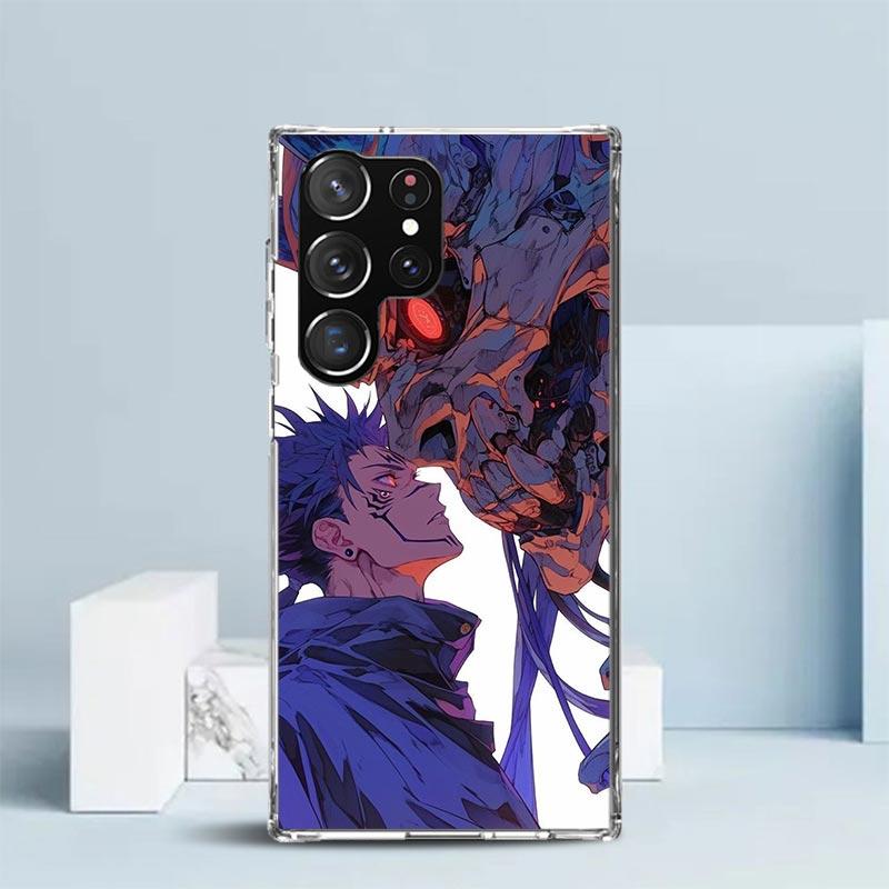 

Kaisen J-Jujutsu Itadori Yuji Phone Case For Samsung Galaxy S24 S25 Edge S26 Ultra S22 S23 Plus S21 + S20 FE Soft TPU Back Cover Samsung S23 Ultra