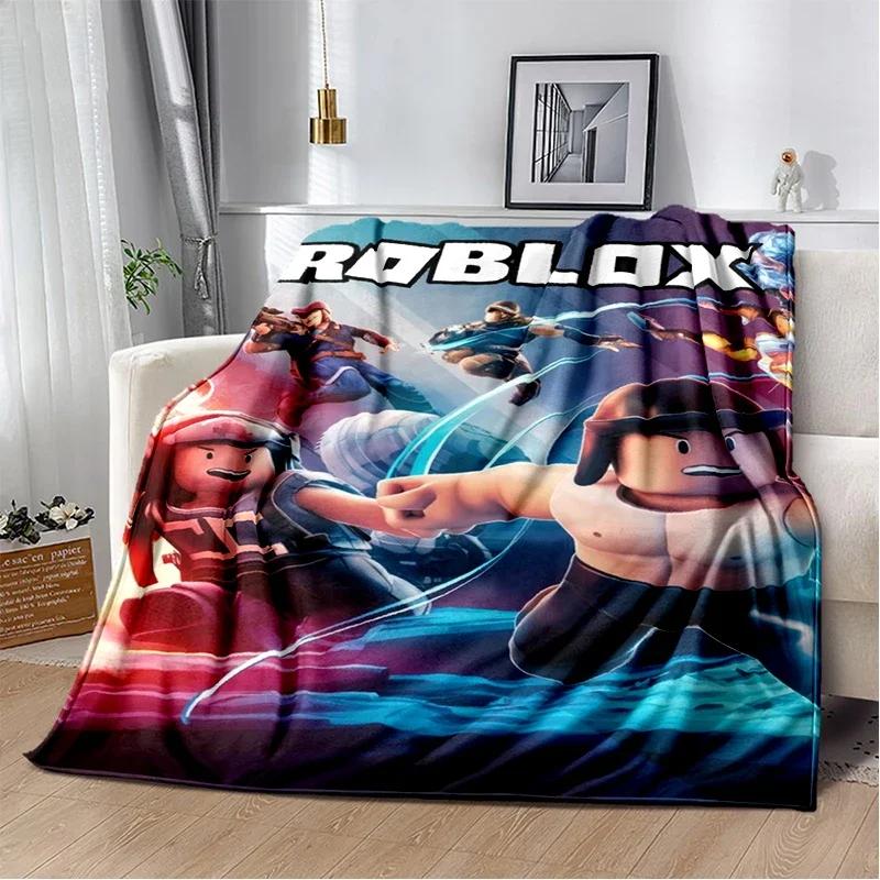 2025 New Style R-Robloxs Cartoon Game Gamer Soft Blankets,Keep Warm Throw Blanket Comfortable Blanket for Beds Sofa Home Bedroom