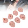 7pcs Silicone Body Parts Tongue Mouth Nose Eye Navel Ear Model Soft Practice Body Parts Kit