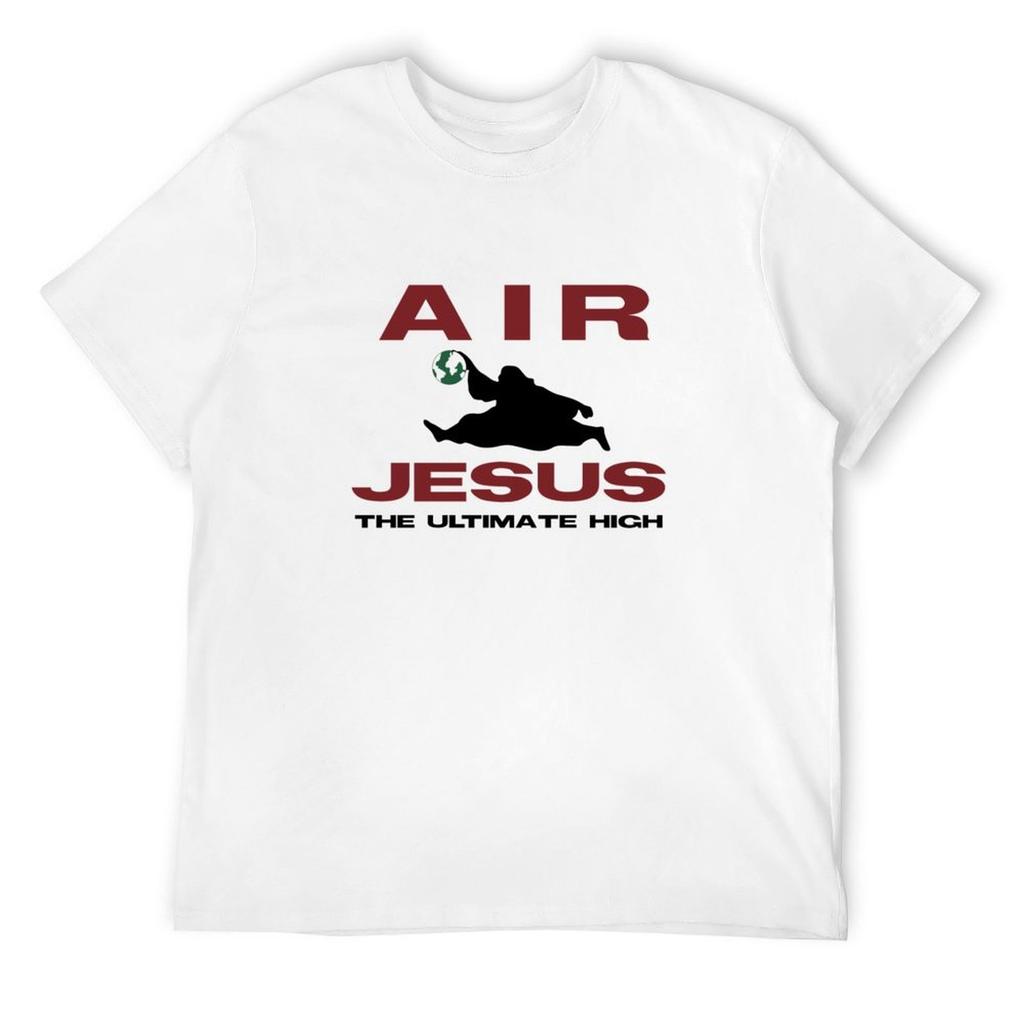 Air Jesus T-Shirt Shirts Graphic Tees Street Wear Customs Design Your Own Big and Tall T Shirts for Men