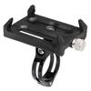 Cycling Phone Mount Universal Navigation Holder Aluminum Alloy Handlebar Clamp Smartphone Stand with Non Slip Pad