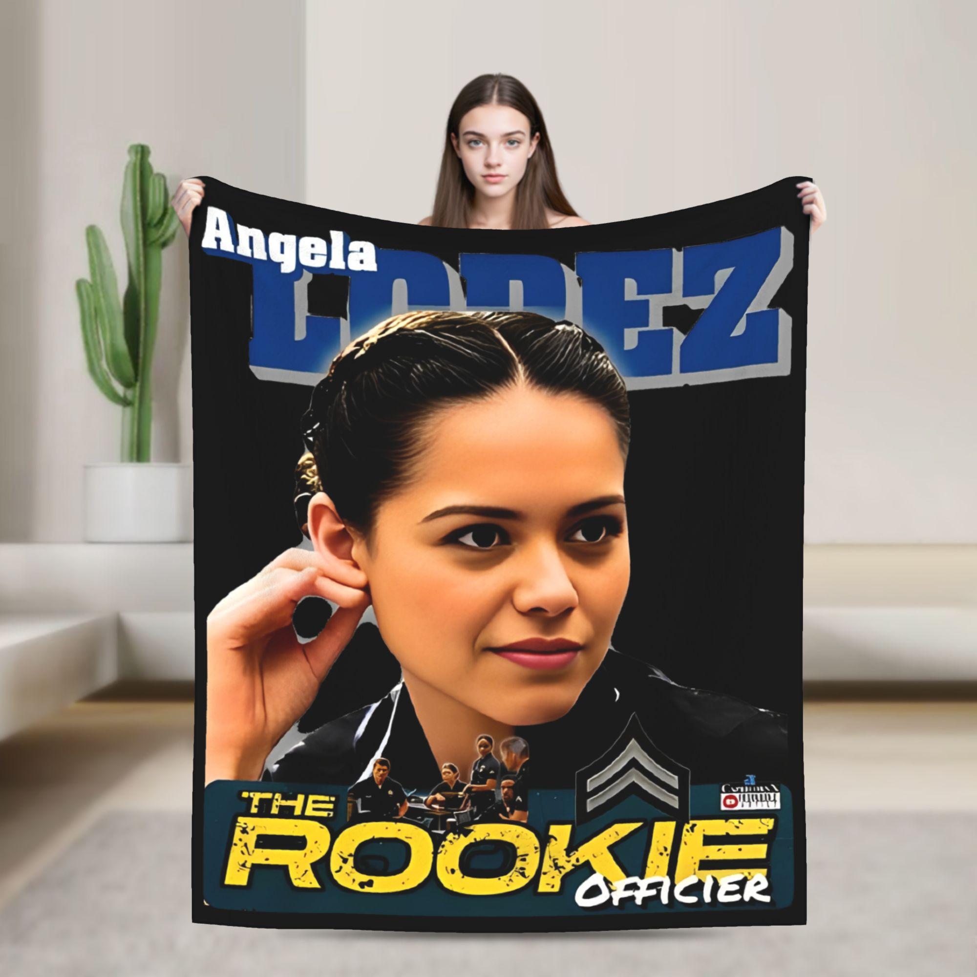 Creative Homewares Unisex Tim Bradford Angela Lopez The Rookie Flannel Throw Blanket Blankets For Home Bedroom Super Warm Bedroom Quilt,