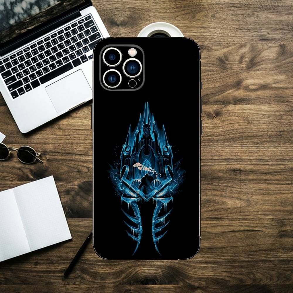 W-World Of W-Warcraft Phone Case For iPhone 16,15,14,13,12,11,XS,XR,X,8,7,Pro,Max,Plus,mini Silicone Black Cover