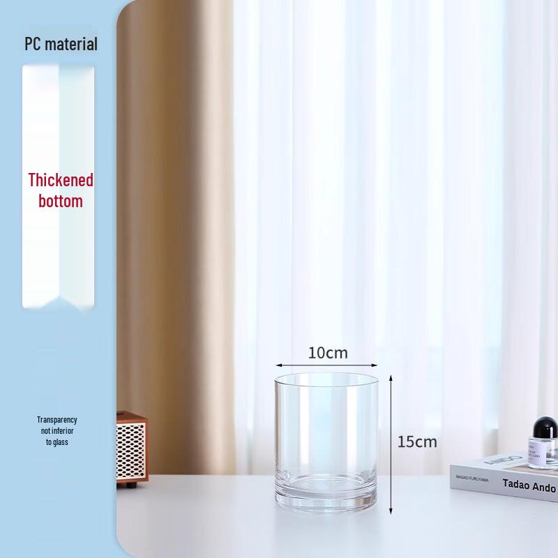 ПК Цилиндрическая Декоративная Пластиковая Ваза