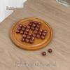 Wooden Peg Solitaire Educational Toy for Kids - Diamond Chess Game