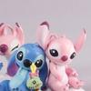Entzückendes Stitch-Liebhaber-Modellpuppe PVC-Figur Desktop-Display Figuren Ornamente Jungen Mädchen Cartoon-Puppen Kinder Geburtsdatum Geschenke