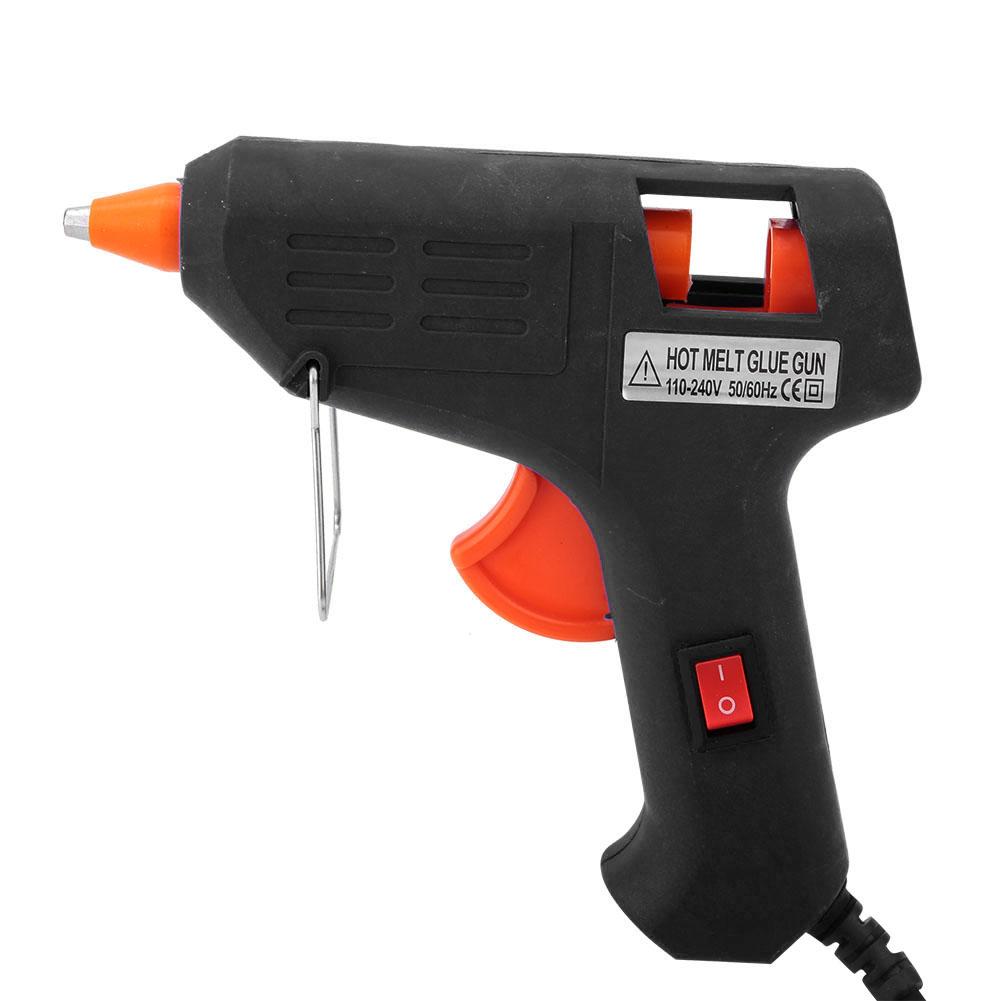 20W Hot Melt Glue with Manual Electric Hot Melt Glue (Black )
