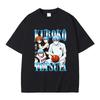 Anime Kuroko's Basketball Kuroko Tetsuya Graphic Print Unisex Comic Fashion Streetwear Men's Casual Loose‑Fit Short‑Sleeve Short‑Sleeve T-shirt
