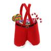 Christmas Pants Gift Bag Wine Bottle Holder Candy Bag Santa Pants Handbag Holiday Party Decoration