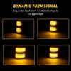 LED Switchback WhiteAmber Flowing Side Mirror Lights for 08-16 Ford F250 F350 A