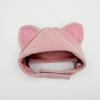 Süße Katzenohr Haustierhut Weiches Corduroy Verstellbarer Kinnriemen Kätzchen Kopfbedeckung Foto Requisite Party Cosplay Zubehör für Kleine Katzen