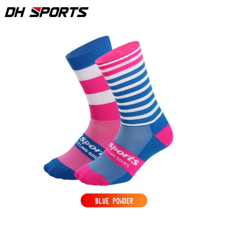 DH SPORTS Professional Cycling Socks Best Funky Breathable Wicking Road Bicycle Sport  Compression Running Socks