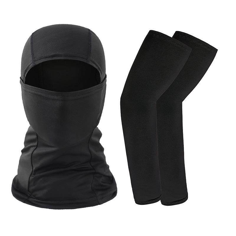 Outdoor Sun Protection Ice Silk Sleeves & Breathable Multi-Functional Cycling Face Mask Headband