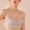 Wire-free Bunny Ear Women's Thin Cup Bra Breathable and Sexy Underwear