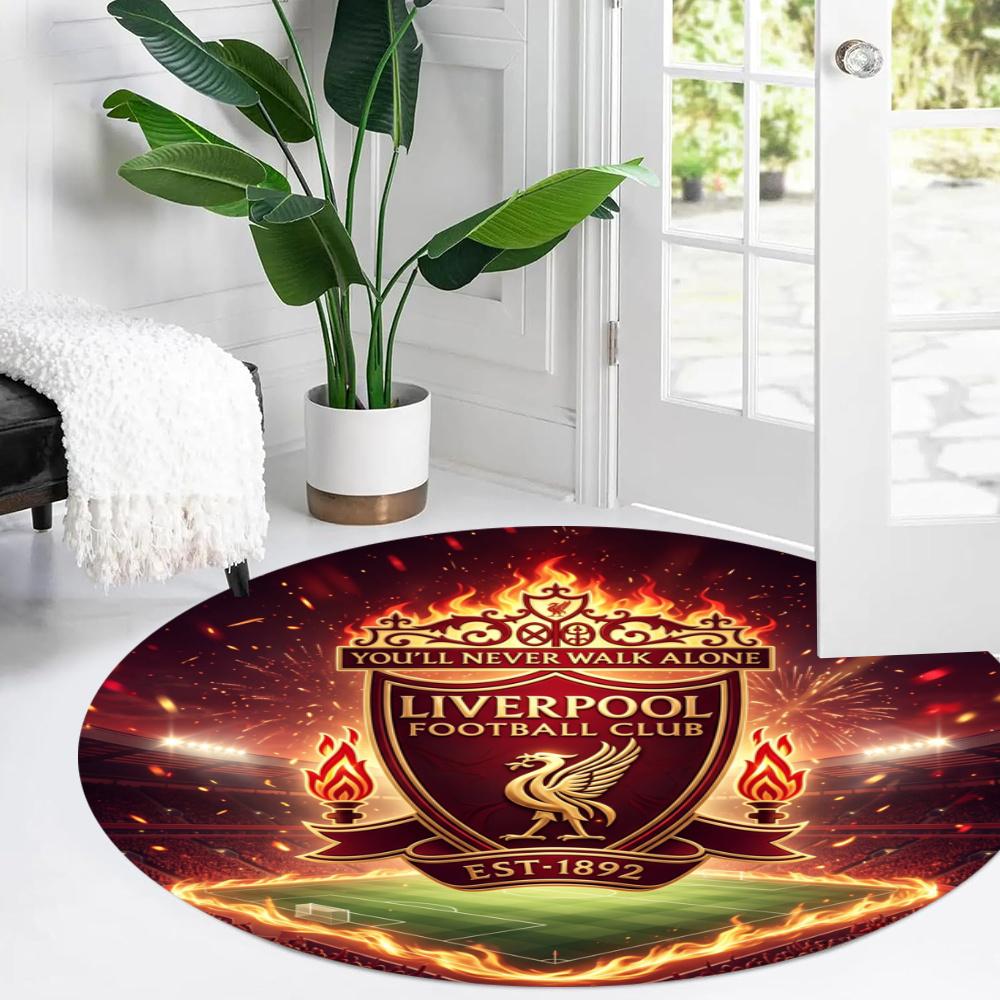 Liverpool Football Club Floor Mat Design For Hallway Decorate Room Foyer Kitchen Antislip Carpet Decorate Offices