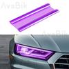 30CM Car Headlight Purple Tint Film PVC Car Headlight Color Changing Film Auto Lamp Anti-scratch Protective Light Sticker