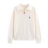 Za New Arrival Women's Clothing ZR Fashion Style Export Fashion All-Match Minimalist Embroider Zipper Pullover Knitwear
