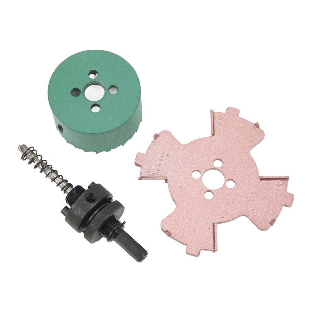 Borderless Spotlight Hole Opener Hex Shank Center Positioning Drill Counterslot Hole Tool Set