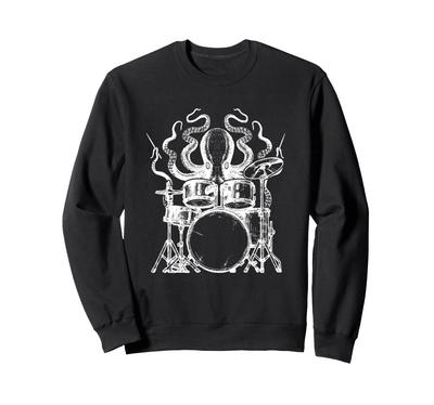 Octopus Drummer Cool Drumming  Drum Player Trainer
