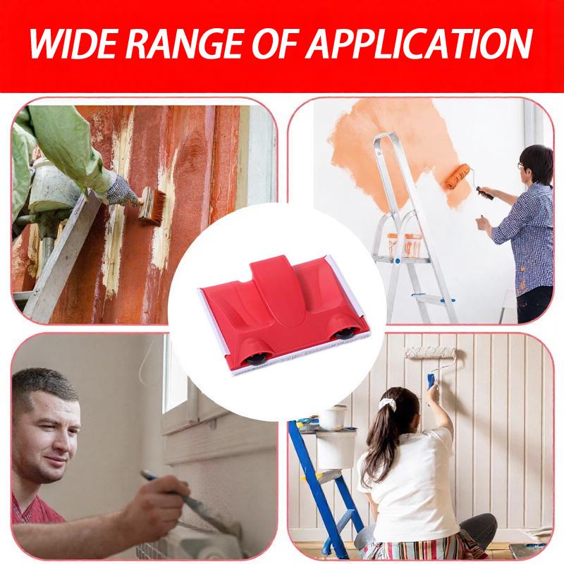 Spazzole professionali per bordi di vernice in lattice Strumenti multifunzionali per rifinitura separatore di colori per pareti, soffitti, angoli