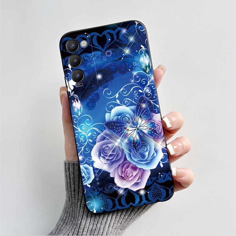For Tecno Camon 18P Phone Case Shockproof Cover Cute Cartoon Love Heart Soft Funda For Tecno Camon 18 Premier Camon18 18i Bumper