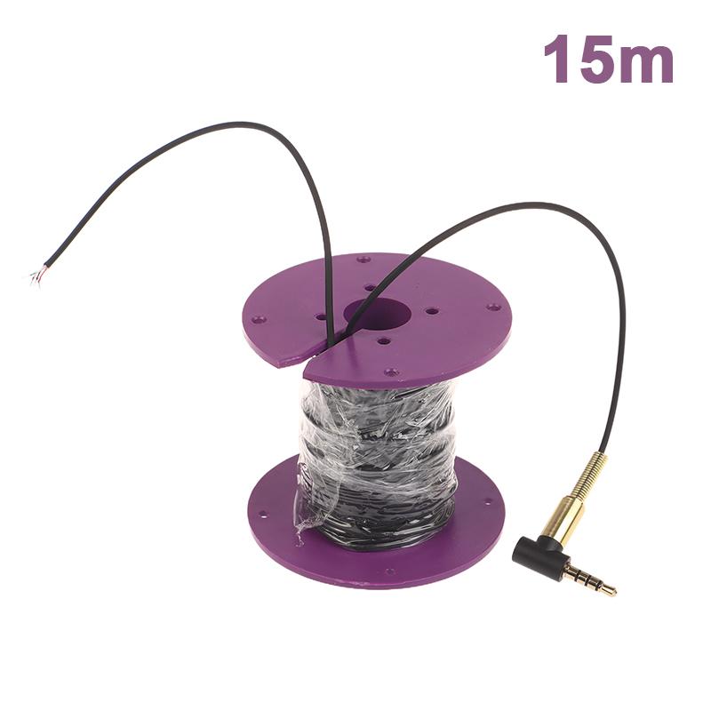 

Fishing Camera Cable 15/20 Meter Data Line For Underwater Fishing Cable Video Camera Accessories Hd Transmission Cable 15M фіолетовий