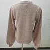 2025 Spring Xu Ruohan & Shen Xifan V-Neck Fluffy Knit Cardigan - Women's Cozy Style Top