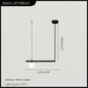 Simple Modern Minimalist Living Room Chandelier Linear Restaurant Pendant Light  Creative Shop Hanging Lamp for Home LED