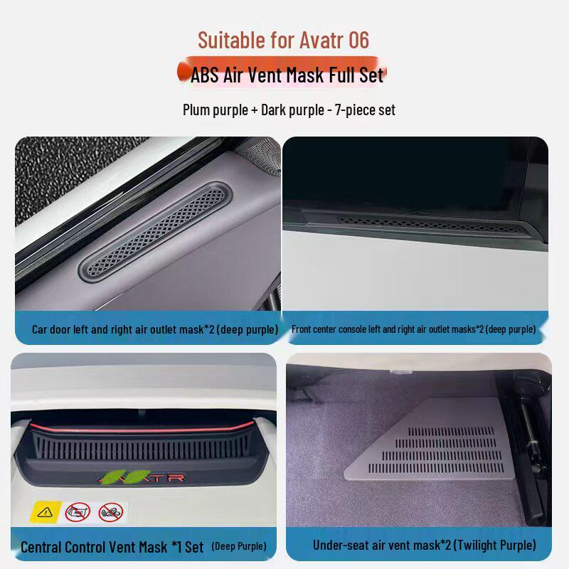 Shunyi ABS Anti-dust Under-seat Air Conditioner Vent Cover