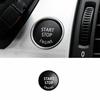 Fit For BMW X1 E84 2010-2015 ABS Black One-Button Start Switch Cover Trim 1PCS