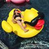 Large Inflatable Rubber Duck Float Pool Toy for Adults Kids, Swimming Pool Lake Floating Ride with Sunglasses