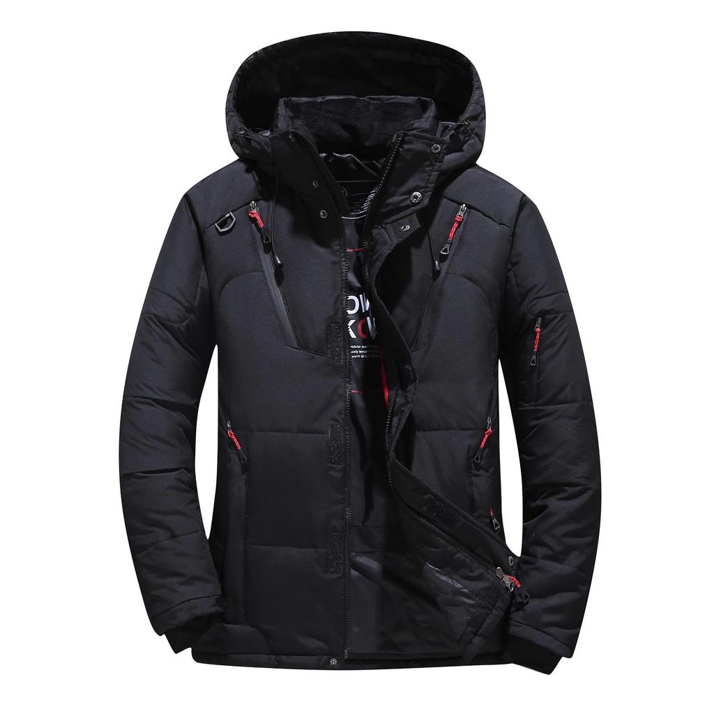 Men's  And Winter New Fashion Contrast Color Loose Casual Jacket