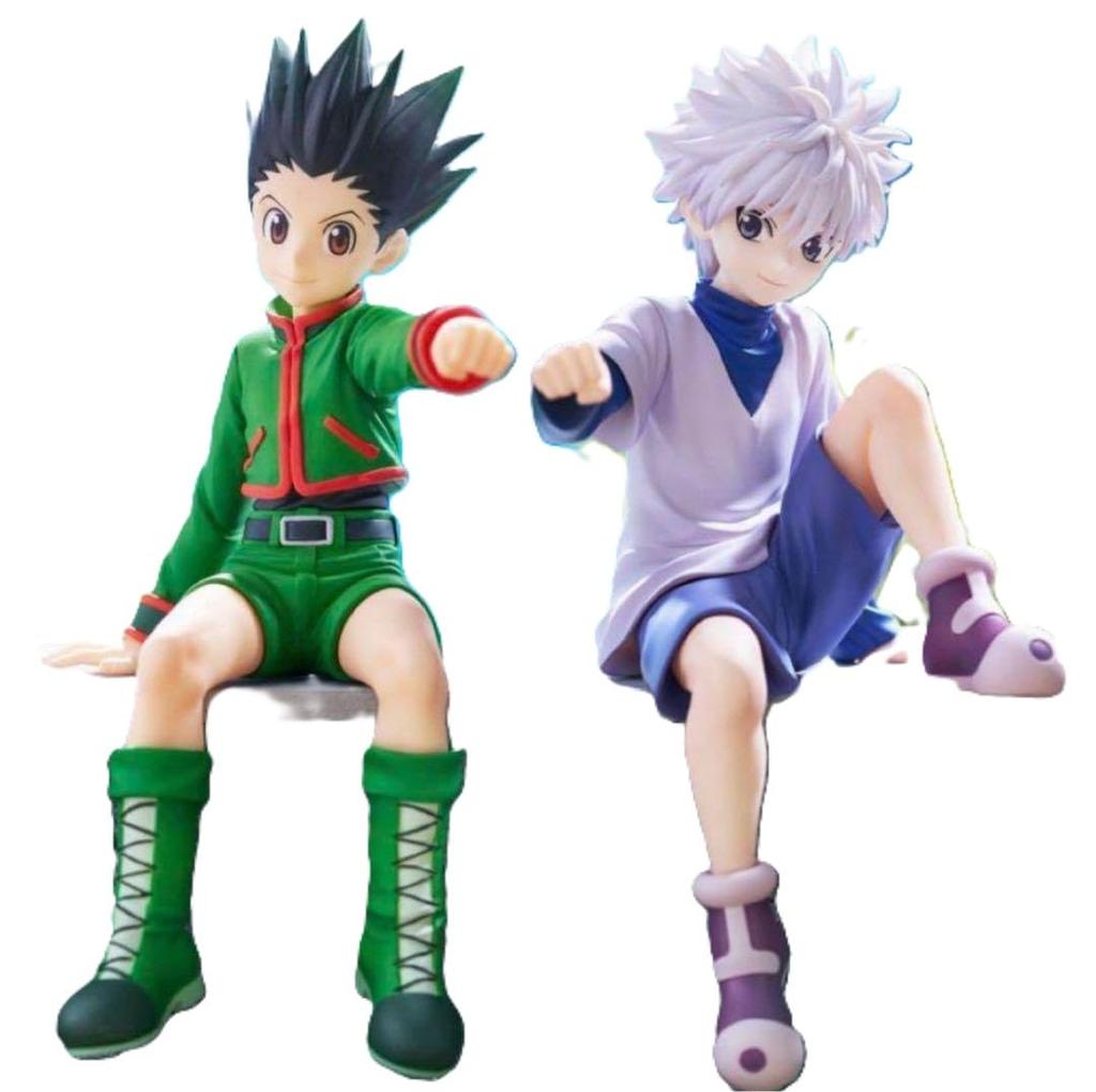 Hunter X Hunter Killua & Gon Figures Noodle Stopper Figures Approx. 13cm HUNTER×HUNTER [2 Sets] Official Merchandise