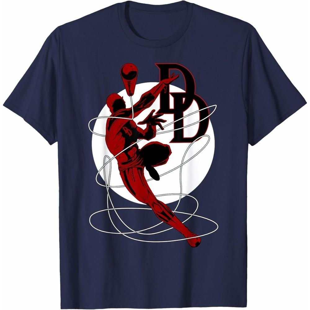 Daredevil TShirt Techwear Unisex Short Sleeve Heavy Cotton Oversized Fit Crew Neck Streetwear Top for Him  Her