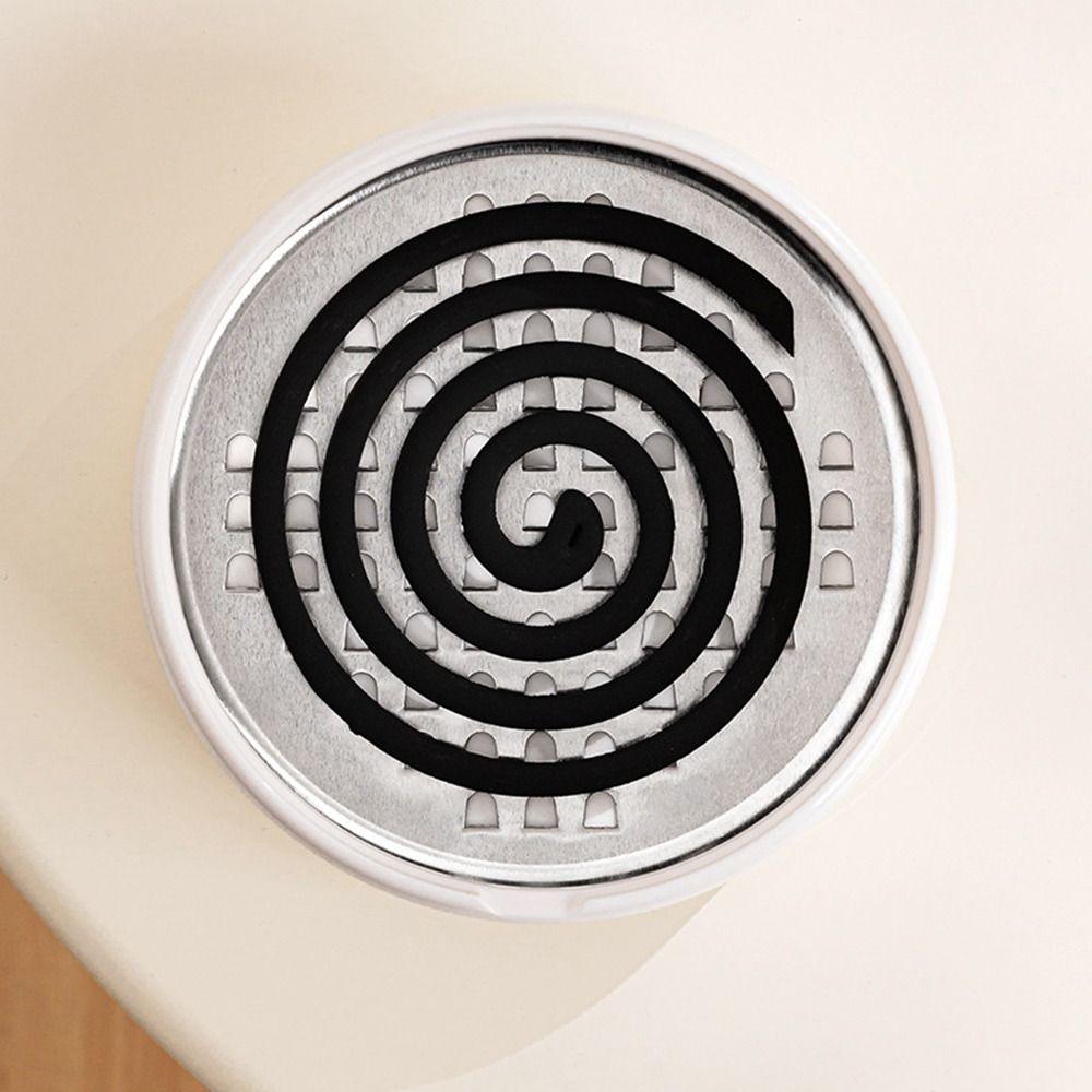 Mosquito Coil Holder with Lid Incense Burner Holder Mosquito Repellent Coil Holder for Home Incense Mosquito