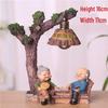 Hand-in-Hand Elderly Couple Figurine: Romantic Home Decor, Wedding or Valentine's Gift