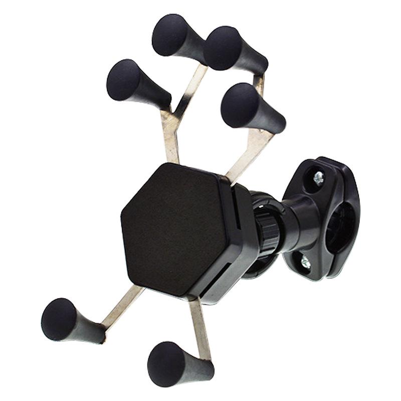 6-Claw Anti-Theft Phone Holder Mount for Motorcycle/Bicycle Handlebars