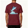 Men's Outdoor Fishing T Shirt Short Sleeve UPF 50 Plus Sun Protection Stretch Cooling Sports Tee Lightweight Quick Dry