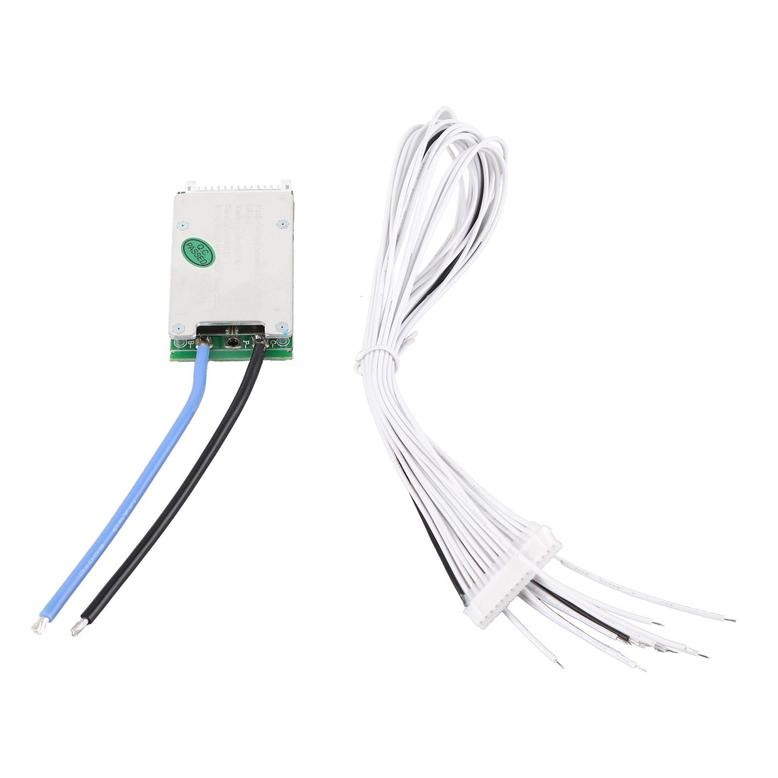 

14S 48V Lithium Battery Protection Board Ternary BMS Charging Equilibrium Module with Cable20A