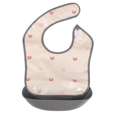 Nordico Infant Waterproof Kinder Bib, Pink Fox, 1 Piece, Please select.:11_Nordico Kinder Bib_pink Fox