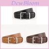 Leather Ladies Belt With Alloy Buckle For Casual And Office Wear