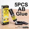 5pcs Reliable Long-Lasting Glue 25ml/1pc Universal Adhesive Super AB Glue for Glass Metal Wood Ceramic Hardware Repair Glue