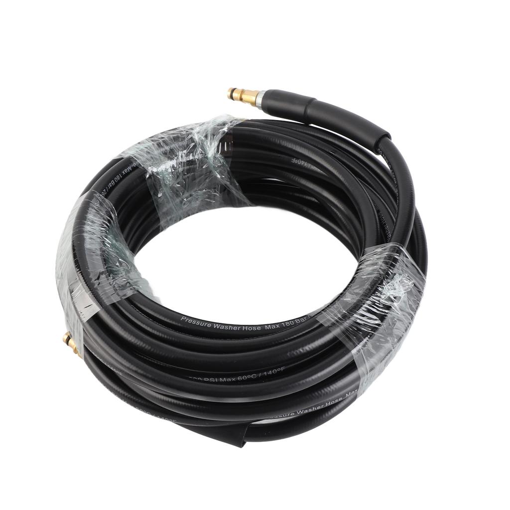 10m Pressure Car Washer Hose PVC Extension Hose Three Layer Explosion Proof and Ultra Wear Resistant Pressure Washer