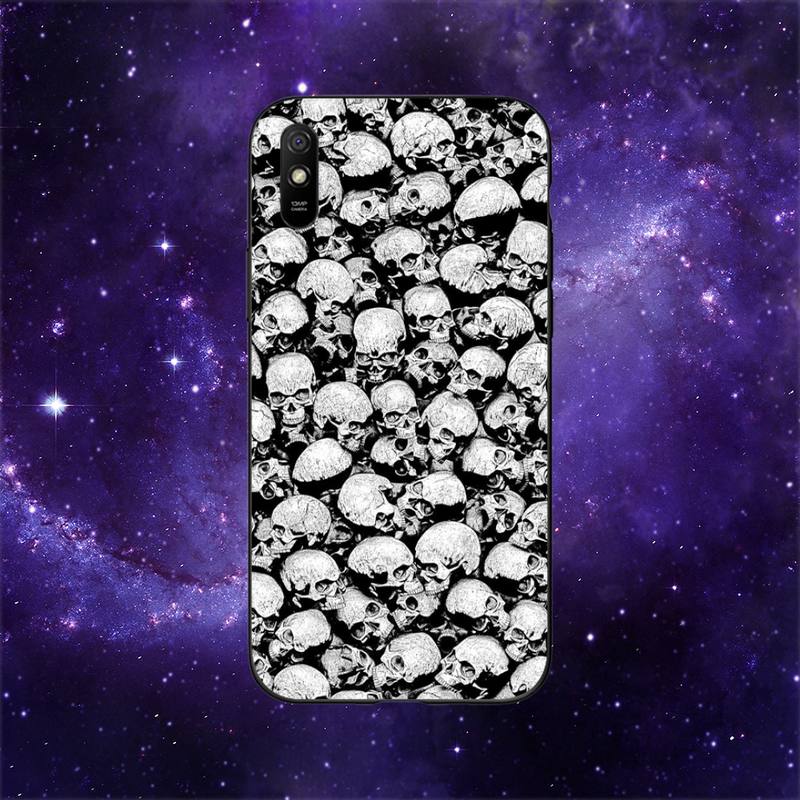 Horror Skull Phone Case For Xiaomi9 10 11PRO LITE Redmi NOTE7 8 9 10A PRO K40 Poco3 Shell